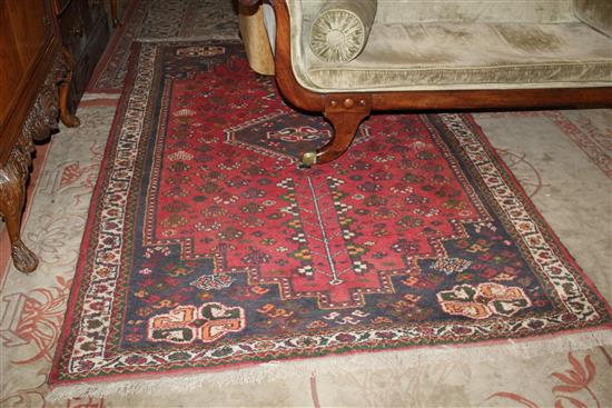 Red ground Eastern rug